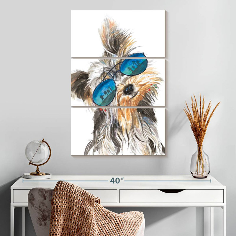 Yorkie avec abat-jour