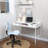 Glenhill Iron Writing Desk with Built-In Electrical Outlet-1775922363
