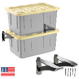 4'' W Steel Storage Rack