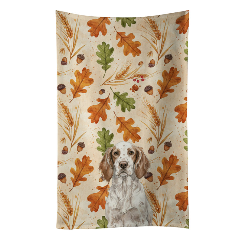 Serviette de cuisine tricolore Sheltie, Liver Belton English Setter