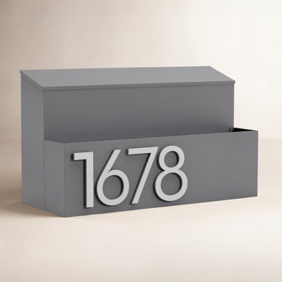 The Garden Wall Mounted Steel Mailbox