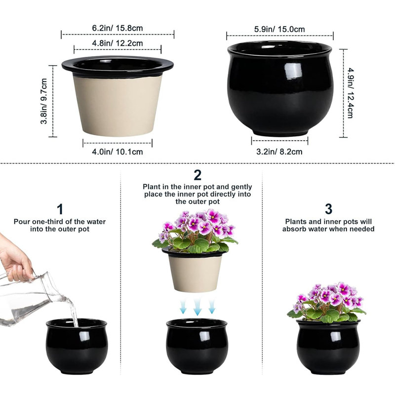 Pot Planter, Black