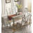 American-style light luxury rectangular dining table