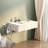 Wall-mounted charging desk, small-sized wall-mounted storage table for small rooms-1151243804