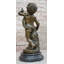 Hot Cast Bronze Classical Young Boy Cherub Angel Bronze Statue Sculpture by Moreau