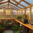 8 ft. W x 12 ft. D Cedar Wood Greenhouse