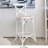 Antiono Wicker Counter Stool with Solid Wood Frame