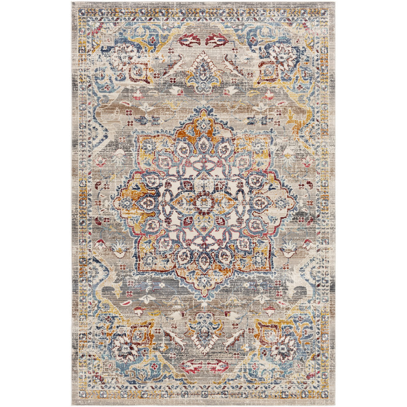 Amandeep Oriental Indoor Rug, Rectangle 3'11" x 5'7"