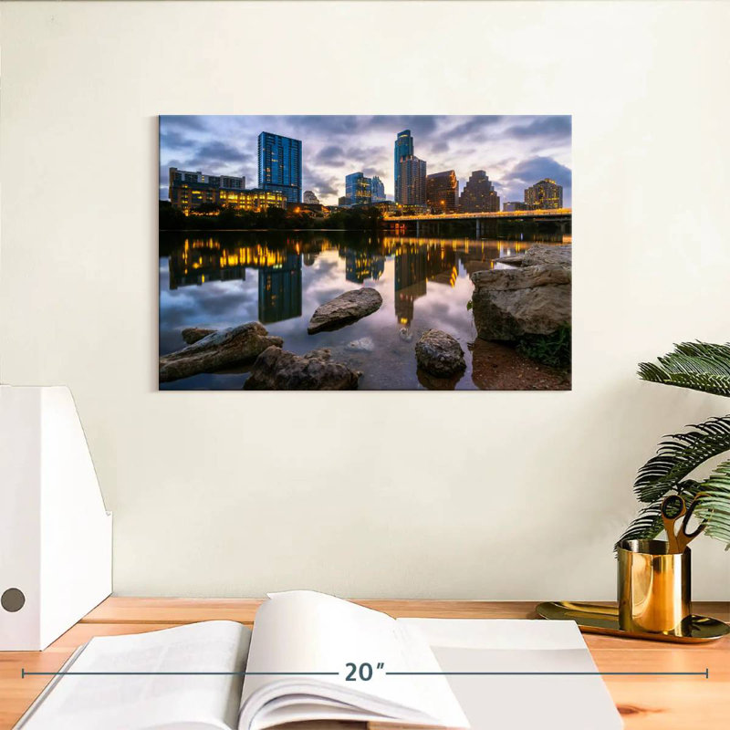 Sireci Austin City Reflection, 8" H x 12" W