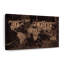 «Tea Coffee World Map», reproduction sur toile-92517599