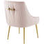 Chaise de salle à manger rembourrée Discern-1151335383