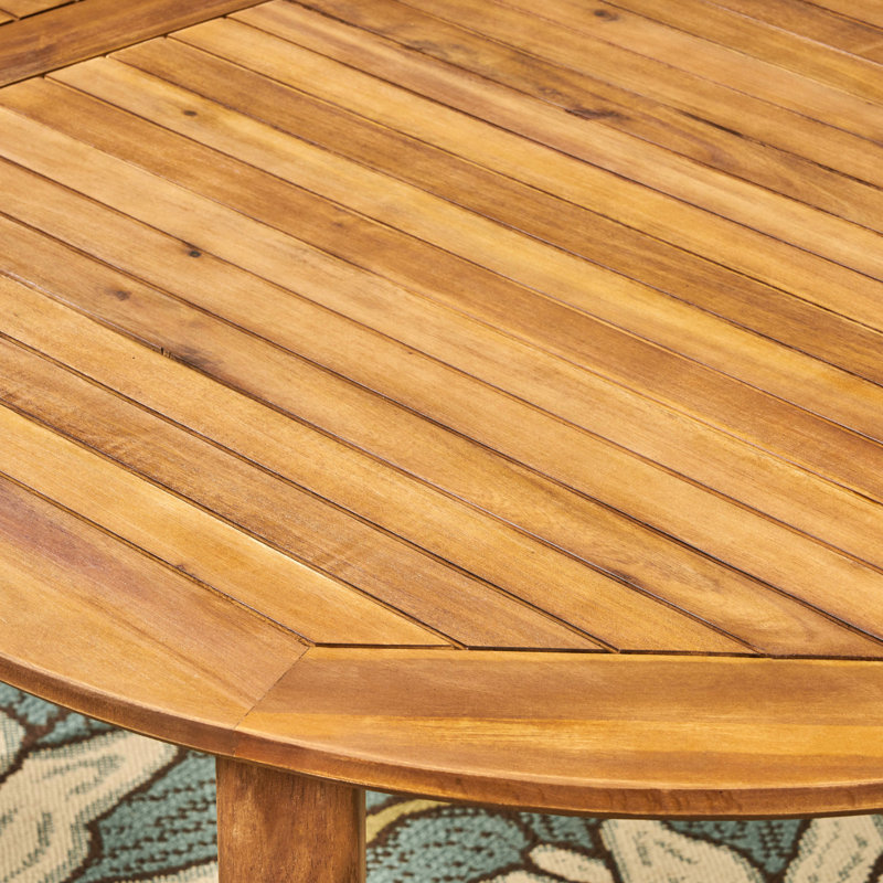 Table d'extérieur en bois - Ajoute une touche d'élégance aux jardins pour un look sophistiqué