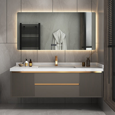 Light luxury modern simple bathroom cabinet