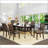 Modern Antique Walnut Dining Table