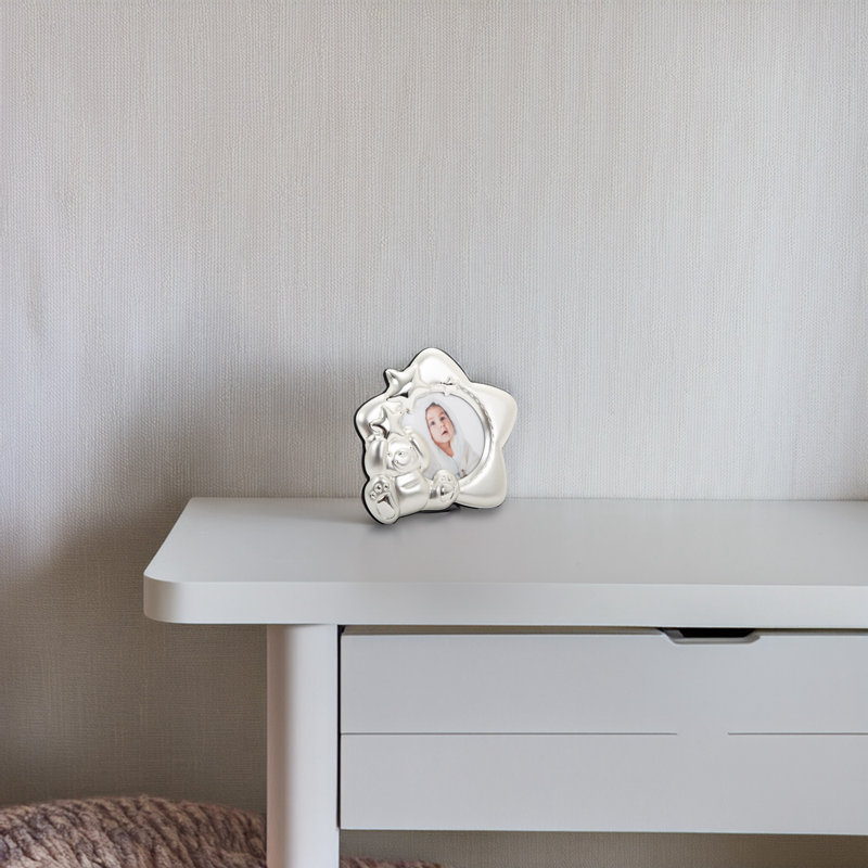 Bursten Metal Single Picture in Grey