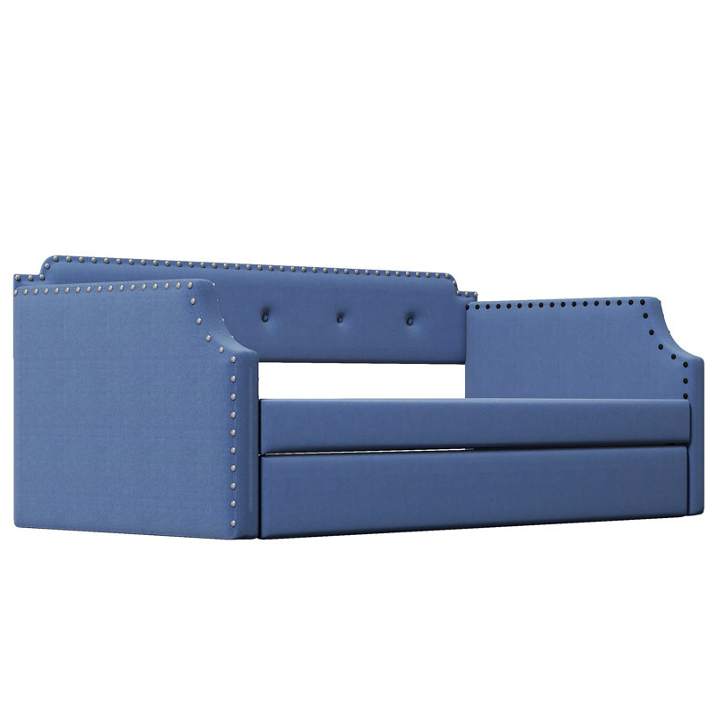 Rafeeq Upholstered Daybed, Blue