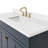 Hamlet 55'' Single Bathroom Vanity with White Quartz Top-94350676
