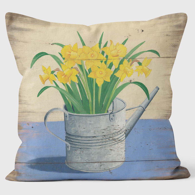 Springtime Daffodils - Martin Wiscombe Cushion
