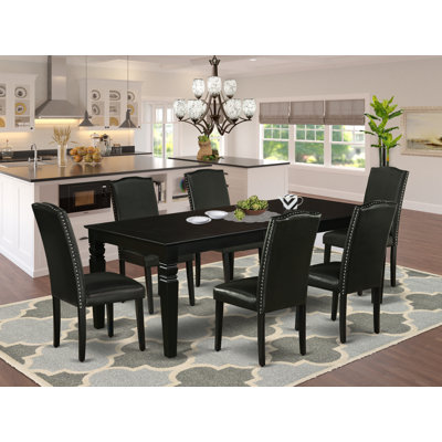 Treanor Extendable Solid Wood Dining Set