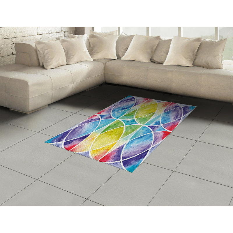 Tapis décoratif Ombre, Rectangle— 4 pi x 5 pi 8 po