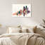 Art mural marbré, bleu sarcelle et rouille-1780403782