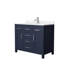 Beckett 42" Freestanding Single Bathroom Vanity with Cultured Marble Top-1385249359-1377257351-1377257348