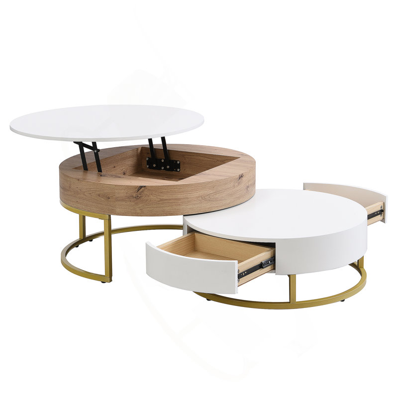 Tables basses gigognes à 2 tiroirs Modern Modern