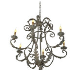 Florance 6 - Light Candle Style Empire Chandelier