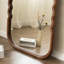 Miroir incliné mural et en bois massif Bethany