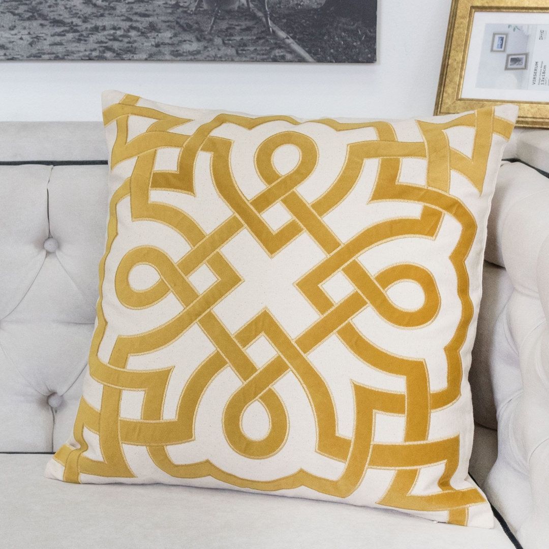  Outdoor Square Cotton Pillow Cover & Insert Homey Cozy 