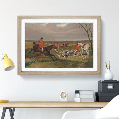 The Suffolk Hunt Vol.1 by John Frederick Herring - Framed Print