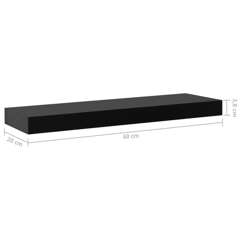 Bookshelf Boards 8 pcs Engineered Wood, Sonoma Oak, (8 Shelves) 0.59" H x 23.62" W x 15.75" D