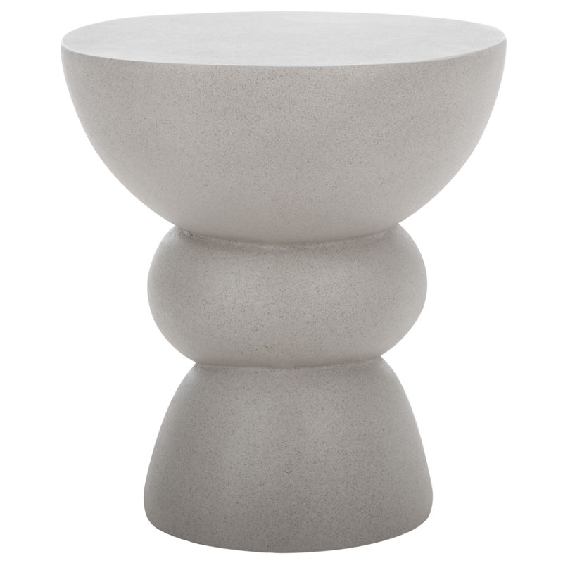Table d'appoint Erwin, Gris clair