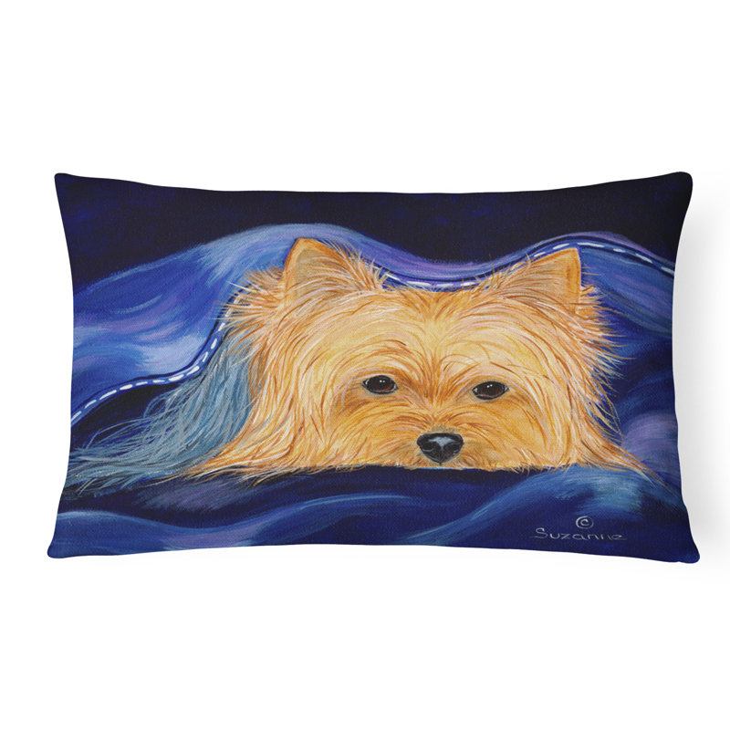 Yorkie Indoor/Outdoor Throw Pillow
