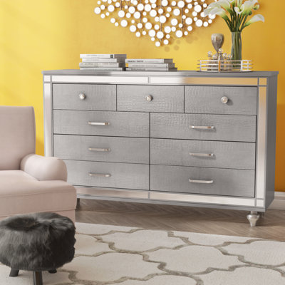 Meghean 62 " W 9 - Drawer Dresser