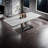 Rectangular rock plate dining table and chair set-108072631