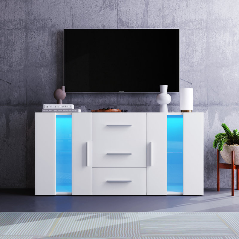 Amalyn 140cm Sideboard, White