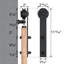 Standard Single Door Barn Hardware Kit (Not Include Door)-44442817