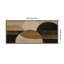 «Neutral Rich Tonal Abstact II» par The Creative Bunch Studio, reproduction d'art sur toile encadrée