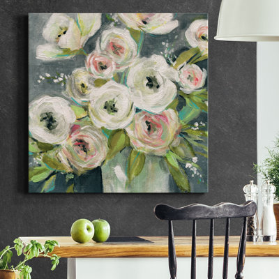 «Summer Ranunculus», reproduction sur toile tendue
