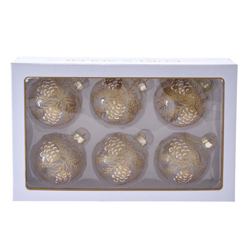 3.15'' Glass Ball Ornament