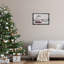 «Snowy Farmhouse on Christmas», art mural sur toile flottante, design par Lori Deiter-296577682-296577681