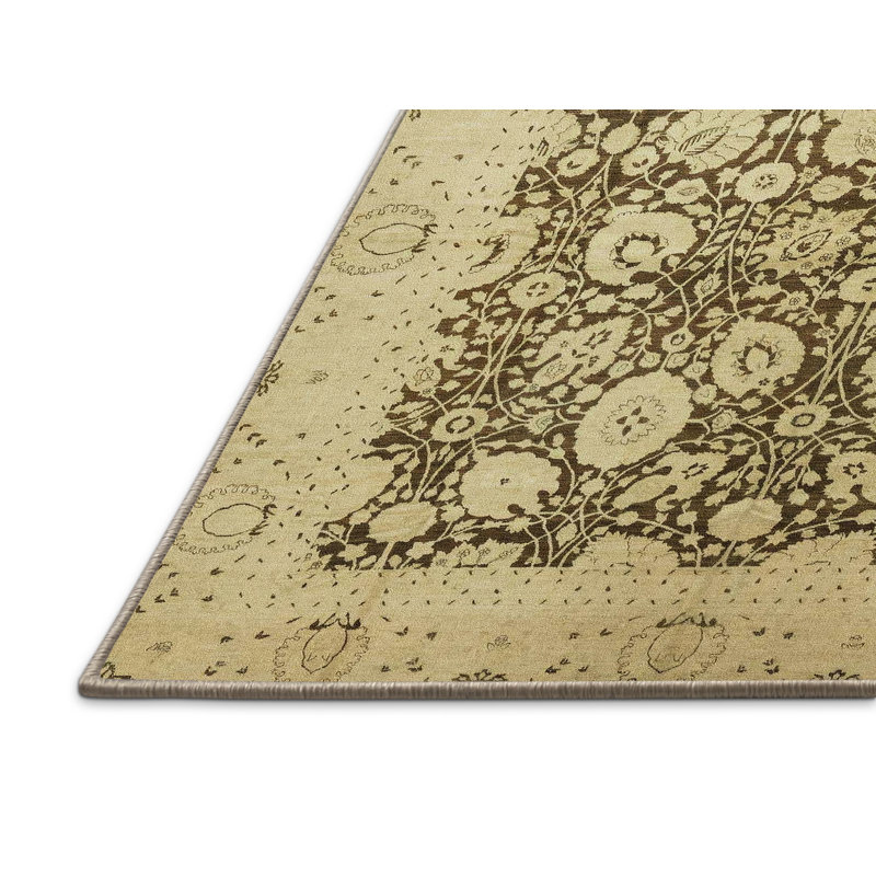 Abdalmalik Abstract Indoor Rug, Rectangle 3' x 5'