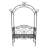 2 Seater Metal Rose Arch Bench