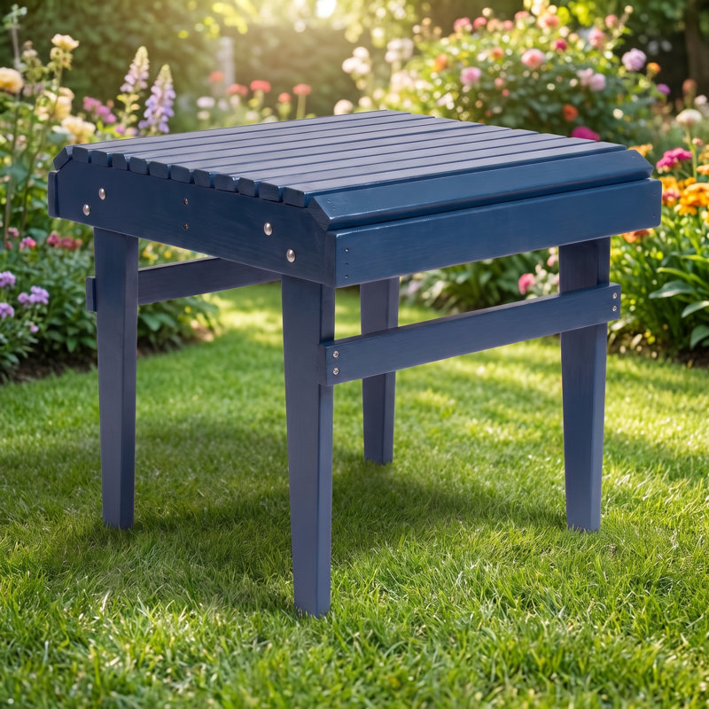Table d'appoint Weathercraft Adirondack, bois massif de pin traité sous pression avec finition résistante aux intempéries, 15 options de couleurs Sherwin-Williams, entièrement assemblée, fabriquée aux États-Unis
