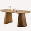 Table de salle à manger extensible en bois massif + ensemble de 2 coussins beiges en bois de hêtre