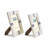 MDF/Bone/Glass Picture Frame - Set of 2
