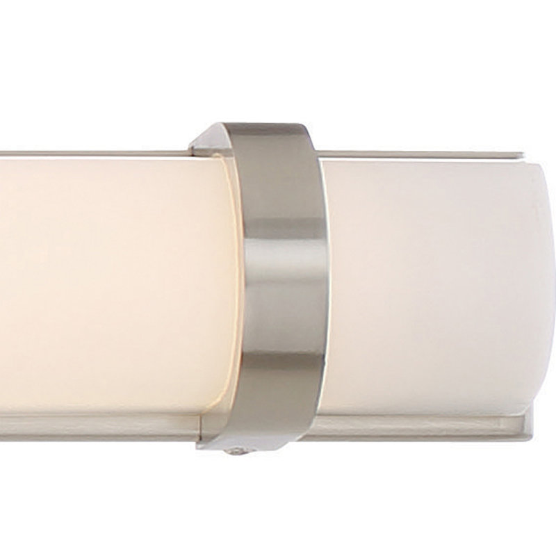 Catey Dimmable LED Bath Bar, Polished Nickel