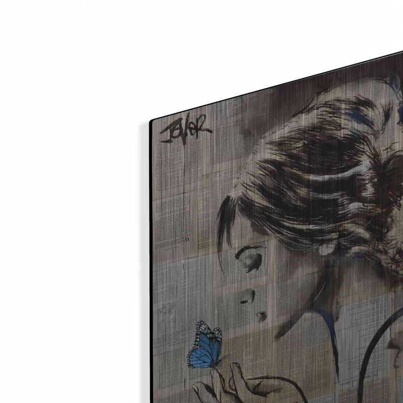 «A Little Blue Hope» par Loui Jover, H 16 po x l 12 po