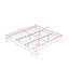 Base de lit plateforme avec support en métal-1025111091-1025111093